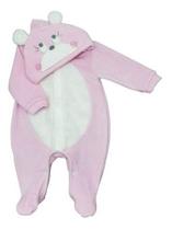 Macacão Infantil Fantasia Parmalat Bebê Urso Panda