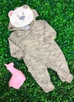 Macacão Infantil Fem Ursa Cinza