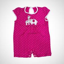 Macacão Infantil Manga Curta Yasmin Tamanho M