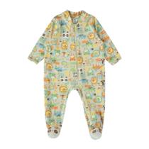 Macacão infantil manga longa com pezinho Animais - Up Baby Macacão infantil manga longa com pezinho Animais - Up Baby