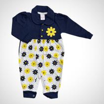 Macacão Infantil Manga Longa Isabela Tamanho M