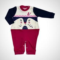 Macacão Infantil Manga Longa Isadora Tamanho M