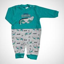 Macacão Infantil Manga Longa John Tamanho M