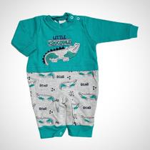 Macacão Infantil Manga Longa John Tamanho RN