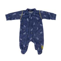 Macacão Infantil Masculino Sonho Mágico Longo Plush Friends Dogs Azul - 100563 Macacão Infantil Masculino Sonho Mágico Longo Plush Friends Dogs Azul - 100563