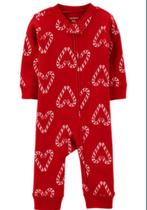 Macacão Infantil Menina Candy Coração Carters Macacão Infantil Menina Candy Coração Carters