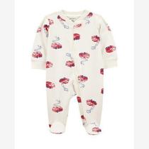 Macacão Infantil Menino Bombeiro Malha Canelada 100% Algodão Carters Macacão Infantil Menino Bombeiro Malha Canelada 100% Algodão Carters