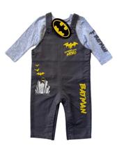 Macacão Infantil Menino Brim e Camiseta Batman Primark Macacão Infantil Menino Brim e Camiseta Batman Primark