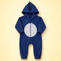 Macacão Infantil Menino em Soft Quentinho com Zíper Fácil Cor:marinhoTamanho:01 Macacão Infantil Menino em Soft Quentinho com Zíper Fácil Cor:marinhoTamanho:01