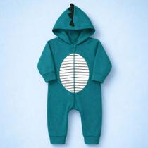 Macacão Infantil Menino em Soft Quentinho com Zíper Fácil Cor:verdeTamanho:03 Macacão Infantil Menino em Soft Quentinho com Zíper Fácil Cor:verdeTamanho:03