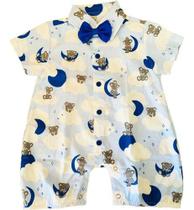 Macacão Infantil Menino Marinheiro Bebe Fantasia Safari Carr Macacão Infantil Menino Marinheiro Bebe Fantasia Safari Carr