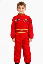 Macacão infantil piloto Relâmpago McQueen Macacão infantil piloto Relâmpago McQueen
