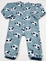 Macacão Infantil Soft Nova Coleção Panda Cinza