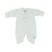 Macacão Infantil Sonho Mágico Longo Plush e Tricô Bege - 131882