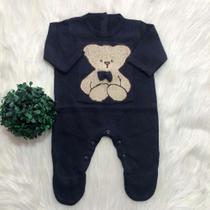 Macacão Infantil Urso Sentado Gravata