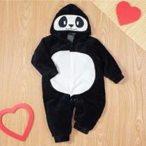 Macacão inverno plush bebê - bichinhos - Ursinho - Panda