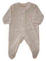 Macacão Inverno Suedine Kiko Baby Color Liso - Prematuro