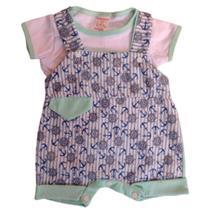 Macacão jardineira de calor verão para bebê Menino look Macacão jardineira de calor verão para bebê Menino look