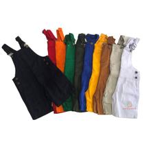 Macacão Jardineira Infantil Unissex Jeans - Varias Cores