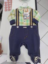 Macacao jardineira lessa kids