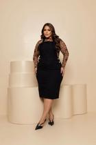 Macacão Jardineira Saia Salopete Plus Size Evangelica Lycra