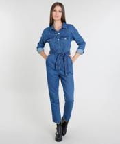 Macacão jeans feminina Macacão jeans feminina