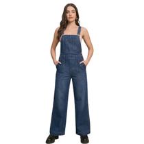 Macacão Jeans Feminino Yexx 100% Algodão