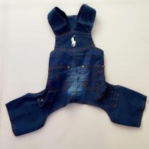 Macacão Jeans Grife Inspired para cachorro e gato