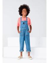 Macacão Jeans Infantil Menino Mickey