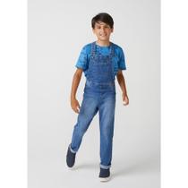 Macacão jeans masculino infantil