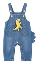 Macacão jeans para bebês SEAUR, roupa casual feminina 2-3T Macacão jeans para bebês SEAUR, roupa casual feminina 2-3T