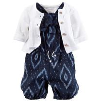 Macacão Jumpsuit Jardineira com Casaco Carters