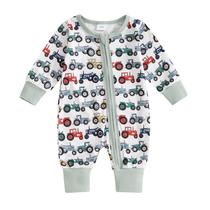 Macacão Karwuiio Baby Western Clothes Cow Print