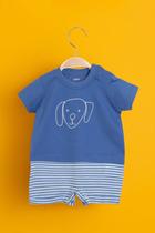 Macacão Keko Baby Masculino com Bordado de Cachorro Tamanho (P/M/G) Macacão Keko Baby Masculino com Bordado de Cachorro Tamanho (P/M/G)