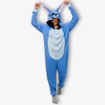 Macacão Kigurumi Azul do Stitch Zona Criativa Macacão Kigurumi Azul do Stitch Zona Criativa