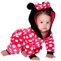 Macacão Kigurumi Baby Minnie Mouse 1 Ano Disney Macacão Kigurumi Baby Minnie Mouse 1 Ano Disney