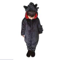 Macacão kigurumi - Banguela Infantil 3/4 anos Macacão kigurumi - Banguela Infantil 3/4 anos