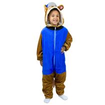 Macacão Kigurumi Infantil de 3 a 4 Anos Chase Patrulha Canina Pijama Infantil