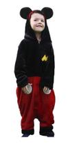 Macacao Kigurumi Infantil Pijama Fantasia Mickey Disney