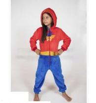 Macacão kigurumi infantil plush Coelho - mulher maravilha Macacão kigurumi infantil plush Coelho - mulher maravilha