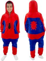 Macacão Kigurumi Infantil Spiderman