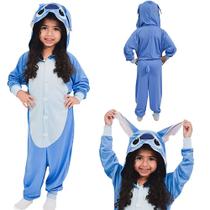 Macacão Kigurumi Infantil Zonacriativa Pijama Verão Stitch - 100720