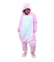 Macacão kigurumi - Pantera Cor de Rosa P