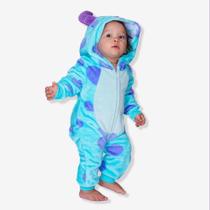 Macacão Kigurumi Pijama Fofo Bebê 12 Meses Sulley Monstros - Zona Criativa