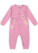 Macacão Kiko Baby 12524 Rosa Médio - Conforto e Estilo para Bebês