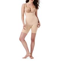 Macacão Leotard SPANX Power de busto aberto no meio da coxa Nude S Macacão Leotard SPANX Power de busto aberto no meio da coxa Nude S
