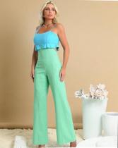 Macacão Linho 2 cores Tamanho 44 Karina Rabello