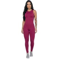 Macacão Liso Sem Bojo Vekyo Suplex Roupa para Academia Treino Moda Fitness Musculação Tamanho:MCor:RoxoGênero:Feminino Macacão Liso Sem Bojo Vekyo Suplex Roupa para Academia Treino Moda Fitness Musculação Tamanho:MCor:RoxoGênero:Feminino