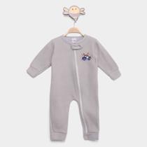 Macacão Longo Bebê Candy Kids Soft Fleece Masculino Macacão Longo Bebê Candy Kids Soft Fleece Masculino