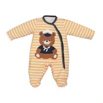 Macacão Longo Bebê Em Malha Algodão Upi Uli 2030